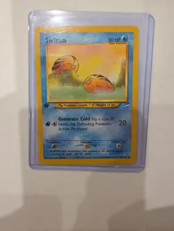Swinub 84/105 Pokemon TCG Neo Destiny 1st Edition LP - Image 3