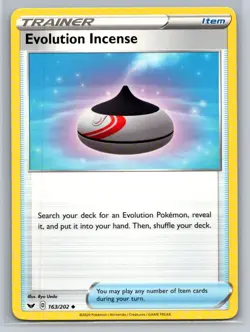 Evolution Incense #163/202 SWSH01: Sword & Shield Base Uncommon - Pokemon G27 - Image 1