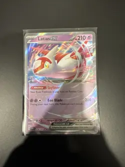Pokemon TCG Latias EX Surging Sparks Scarlet & Violet Double Rare Card 76/191 - Image 1