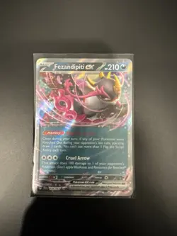 Fezandipiti EX 038/064 SV Shrouded Fable Holo Double Rare Pokemon TCG - Image 1