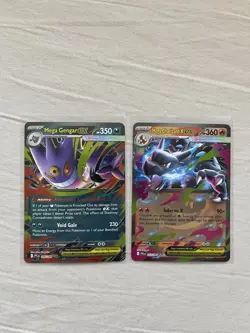 Mega EX Charizard And Gengar Phantasmal Flames Lot Pokemon Mint - Image 1