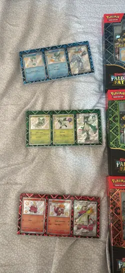 Pokemon Paldean Fates Starter EX Premium Collection (Set of 3) - Image 2