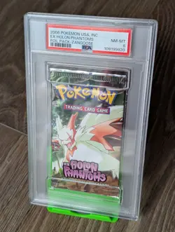 2006 Pokemon EX Holon Phantoms Booster Pack Zangoose Art Graded PSA 8 Sealed ENG - Image 1