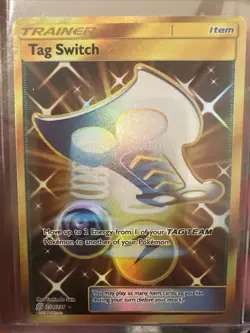 Pokemon Sun & Moon Crimson Invasion 120/111 Secret Rare Gold Counter Catcher - Image 4