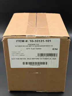 Pokemon TCG: Mega Battle Deck - Mega Gengar/Diancie ex Sealed 6-Deck Case - Image 1