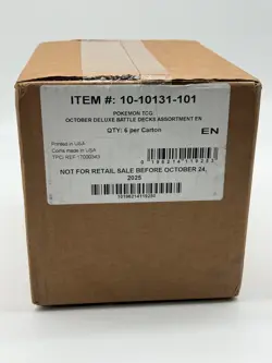 Pokemon TCG Battle Deck Mega Gengar ex & Diancie 6 Box Case SEALED - Image 1
