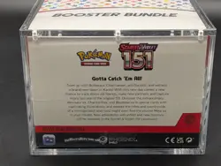 Pokemon 151 SV3.5 Booster Bundle Display Factory Sealed Case W/Acrylic Case - Image 3