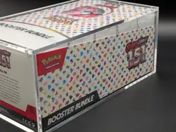 Pokemon 151 SV3.5 Booster Bundle Display Factory Sealed Case W/Acrylic Case - Image 4