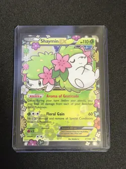 2016 POKEMON XY BLACK STAR PROMO XY148 SHAYMIN EX GENERATIONS - Image 5