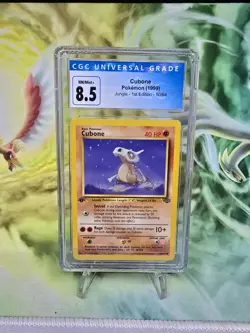 ( 7 ) 1st Edition Cubone Non-Holo Jungle 50/64 CGC 8.5 Pokemon TCG NM mint + - Image 1