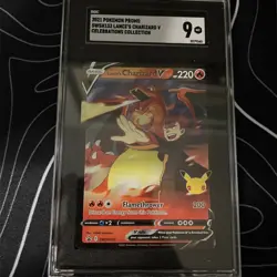2021 Pokemon Celebrations Lance's Charizard V SWSH133 - SGC 9 - Image 1