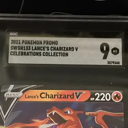 2021 Pokemon Celebrations Lance's Charizard V SWSH133 - SGC 9 - Image 2
