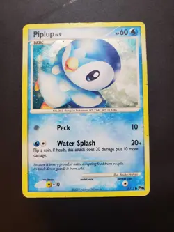 Piplup 15/17 HOLO Pokemon TCG Pop Series 6 - Image 1