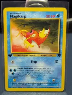 Magikarp 47/82 Team Rocket 1st Edition Uncommon 2000 Vintage Pokemon TCG - Image 1