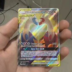 Pokemon TCG Latias & Latios GX Holo Ultra Rare Full Art Near Mint Condition - Image 1