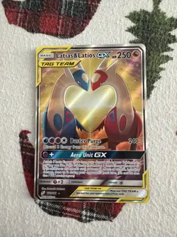 Pokemon TCG Latias & Latios GX Holo Ultra Rare Full Art Near Mint Condition - Image 4