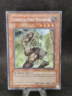 Elemental Hero Woodsman (PP02-EN004) Unlimited Edition - Secret Rare - Near Mint - Image 1