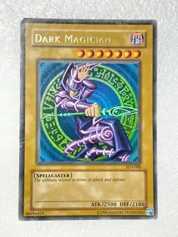 Yu-Gi-Oh! Dark Magician SDY-006 - Starter Deck Yugi - MP/HP - 1996 TCG - Image 1