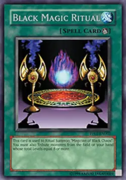 Yugioh! HP Black Magic Ritual - PP01-EN002 - Secret Rare - Unlimited Edition Hea - Image 1