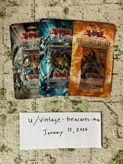 Yugioh Yu-gi-oh Dark Crisis Metal Raiders Force Of The Breaker 1st Ed Blisters - Image 1