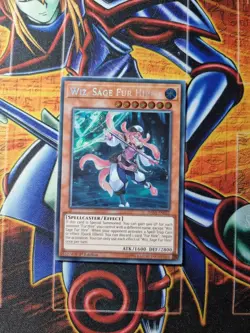 Yu-Gi-Oh! TCG Wiz, Sage Fur Hire Dark Saviors DASA-EN022 1st Edition Secret Rare - Image 1