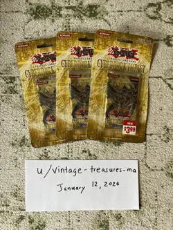 Yugioh Yu-gi-oh 3x Cyberdark Impact 1st Ed Booster Pack Blister Pack Sealed New - Image 1