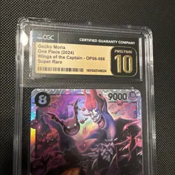One Piece Gecko Moria - OP06-086 Wings of the Captain - CGC PRISTINE 10 - Image 2