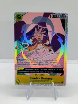 One Piece Carrying On His Will Jewelry Bonney OP13-108 Foil Super Rare SR - Image 1