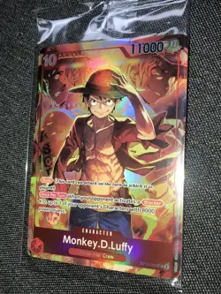 One Piece Treasure Booster (SEALED PROMO CARD) ST10-006 Monkey D Luffy ENGLISH - Image 4