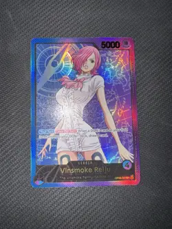 2025 One Piece EB02 ENG OP06-042 Vinsmoke Reiju SPR Gold - Image 1