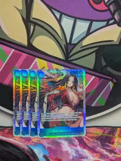 Boa Hancock Op07-051 SR 500 Years English One Piece NM x4 playset - Image 1