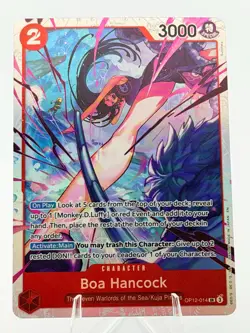 Boa Hancock OP12-14 Super Rare Foil One Piece TCG LOTM English NM - Image 1