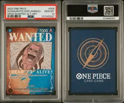 Donquixote Doflamingo SP Wanted Poster PSA 10 - One Piece ST03-009 English - Image 3
