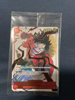 One Piece TCG - Luffy Sabo Ace - Winner Pack Sealed - 3rd Anniversary Stamped - Image 1