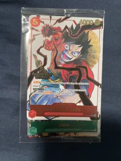 One Piece TCG - Luffy Sabo Ace - Winner Pack Sealed - 3rd Anniversary Stamped - Image 4