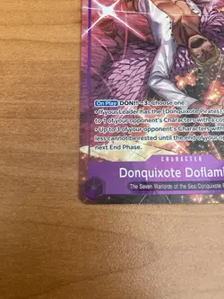 One Piece CCG Donquixote Doflamingo Alt Art OP14-069 English Nicely Centered - Image 2