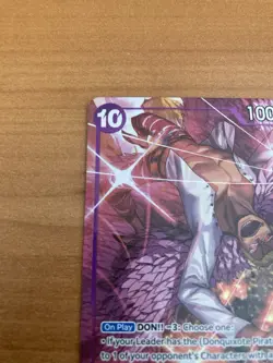 One Piece CCG Donquixote Doflamingo Alt Art OP14-069 English Nicely Centered - Image 5