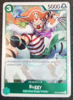 BUGGY OP03-032 ALTERNATE ART FOIL, ONE PIECE CARD GAME, DASH PACK - Image 1