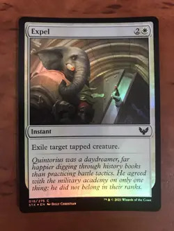 Expel Foil MTG Magic the Gathering Card NM Near Mint Strixhaven STX - Image 1