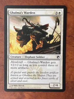 Ghalma's Warden MTG Magic the Gathering Card NM Near Mint SOM - Image 1