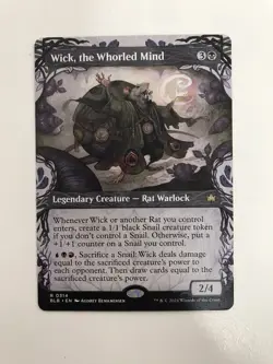 Wick the Whorled Mind Showcase MTG Magic the Gathering Card NM Near Mint BLB - Image 1