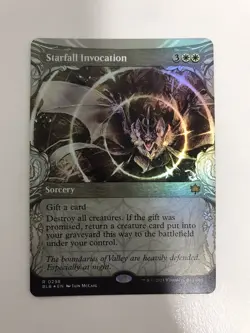 Starfall Invocation Foil Showcase MTG Magic the Gathering Card NM Near Mint BLB - Image 1