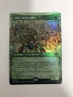 Valley Mightcaller Foil Showcase MTG Magic the Gathering Card NM Near Mint BLB - Image 1