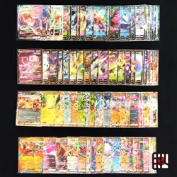 Bulk Lot 100 V ex RR VMAX VSTAR RRR NM-LP No Dupes Japanese Pokemon Card 579 - Image 1