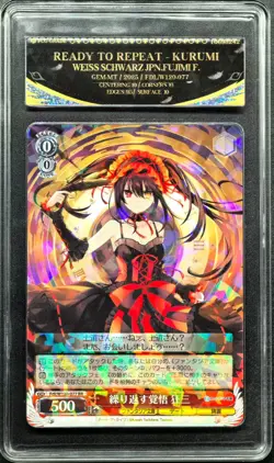 2025 Weiss Schwarz Cards JPN. Kurumi Tokisaki RR FDL/W120-077 PCG 10 GEM-MT - Image 1