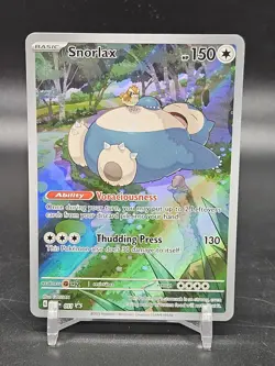 Pokemon Card Snorlax SVP EN 051 Scarlet & Violet 151 Promo Holo NM - Image 1