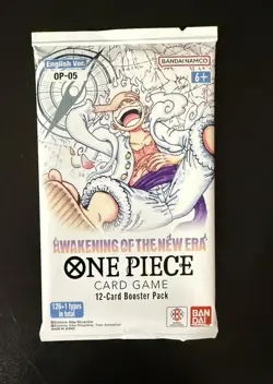 Bandai One Piece Card Game Awakening of the New Era 12-Card Booster Pack English - Image 1