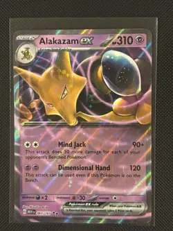 Alakazam ex - 065/165 - Pokemon 151 Ultra Rare Card NM - Image 1
