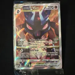 Pokemon TCG Lucario VSTAR SWSH291 Crown Zenith ETB Promo Card, Sealed NM - Image 1