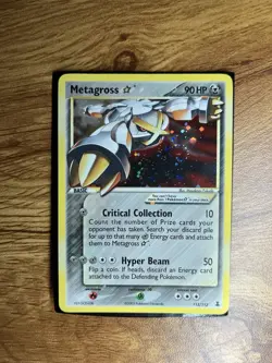 Metagross Star 113/113 Delta Species Holo Ultra Rare Pokemon TCG Card 2005 - Image 5